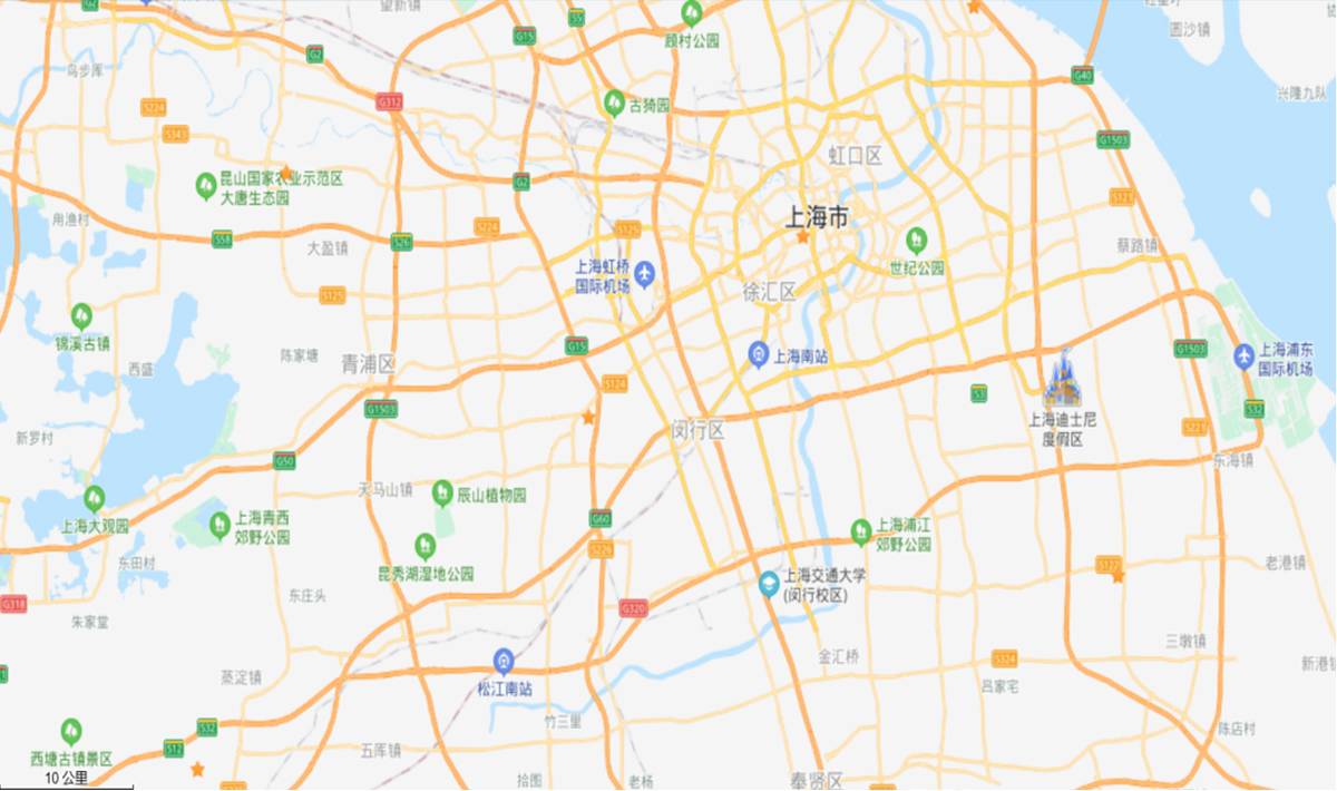 華東地区拠点マップ